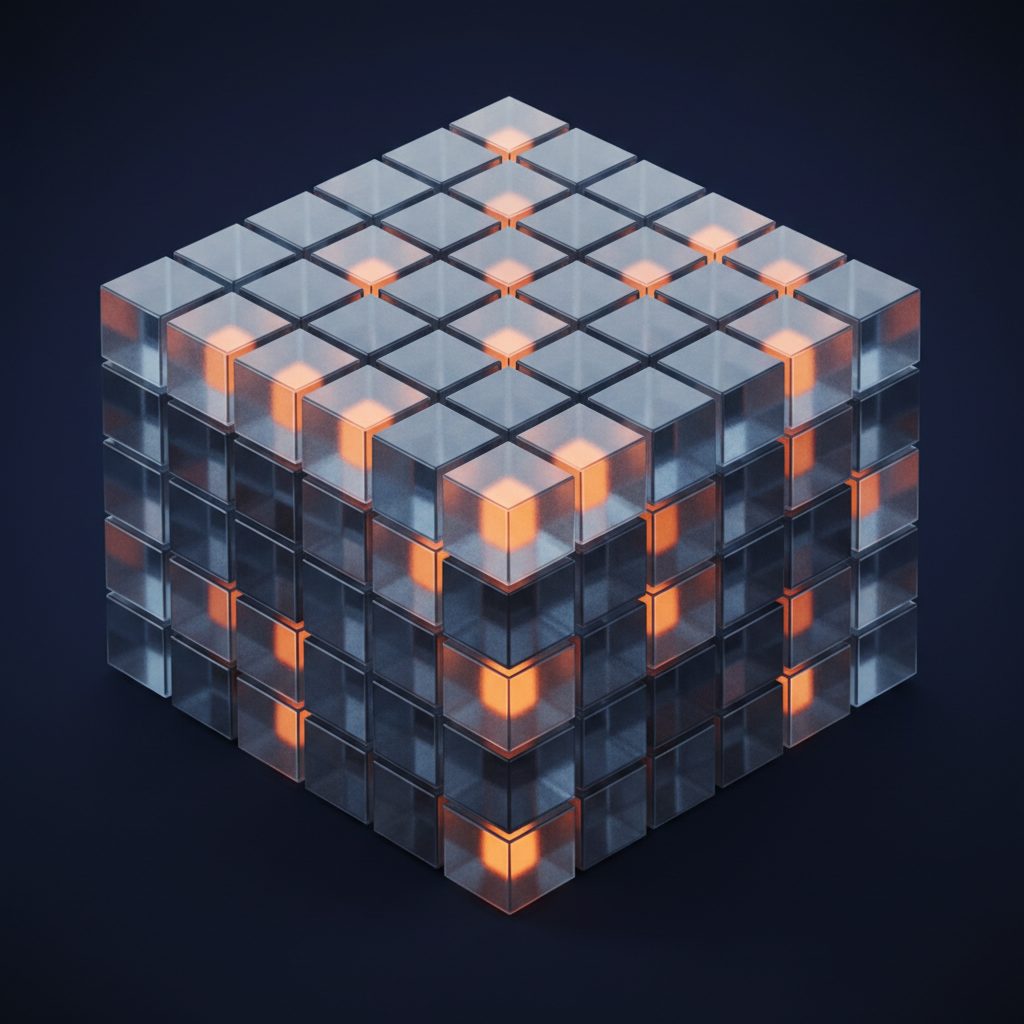 Abstract visualization of modular platform architecture